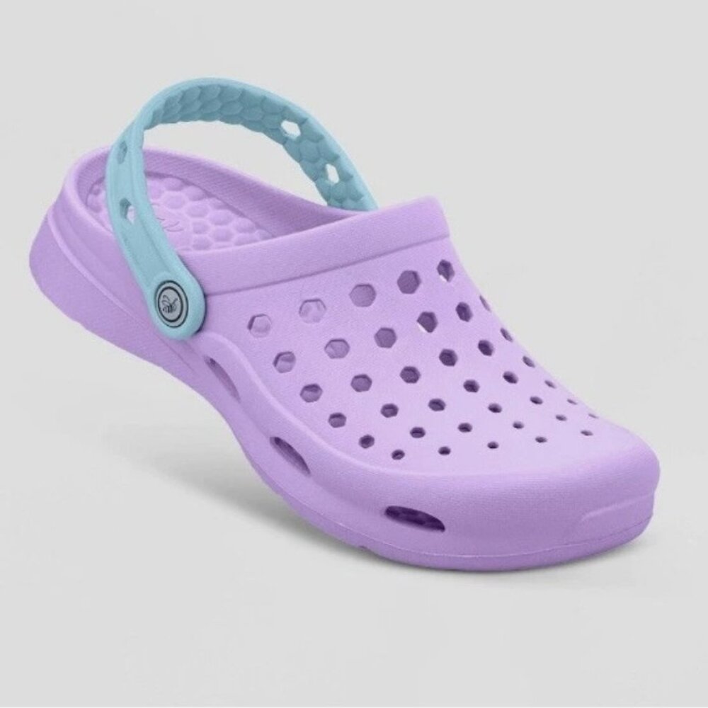 Joybees Kids Girls‎ Lavender and Blue Active Clogs